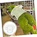 UPKOCH Parrot Collar Bird Cones Plucking Prevention Acrylic Collar for Macaw Cockatoo Easy to Adjust Bird Supplies