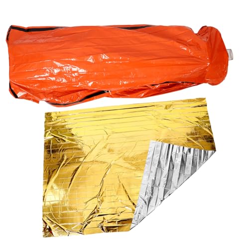 Toyvian 1 Set Emergency Kit Survival Warm Blanket Camping Lightweight Compact Thermal Blankets for Outdoor Activities Emergencies