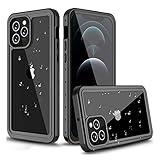 AICase iPhone 12 Pro Max防水ケース、雪、ほこり、衝撃、IP68認定の全身保護完全密閉水中ケース、Apple iPhone 12 Pro Maxインチに適しています