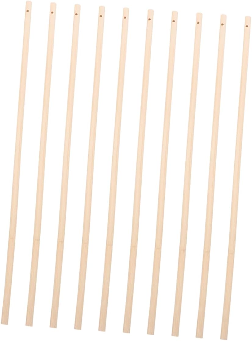 jojofuny 10pcs Wooden Lantern Sticks for Crafts Lightweight Handheld Lantern Poles for Festivals Weddings and Outdoor Celebrations Crafting Supplies