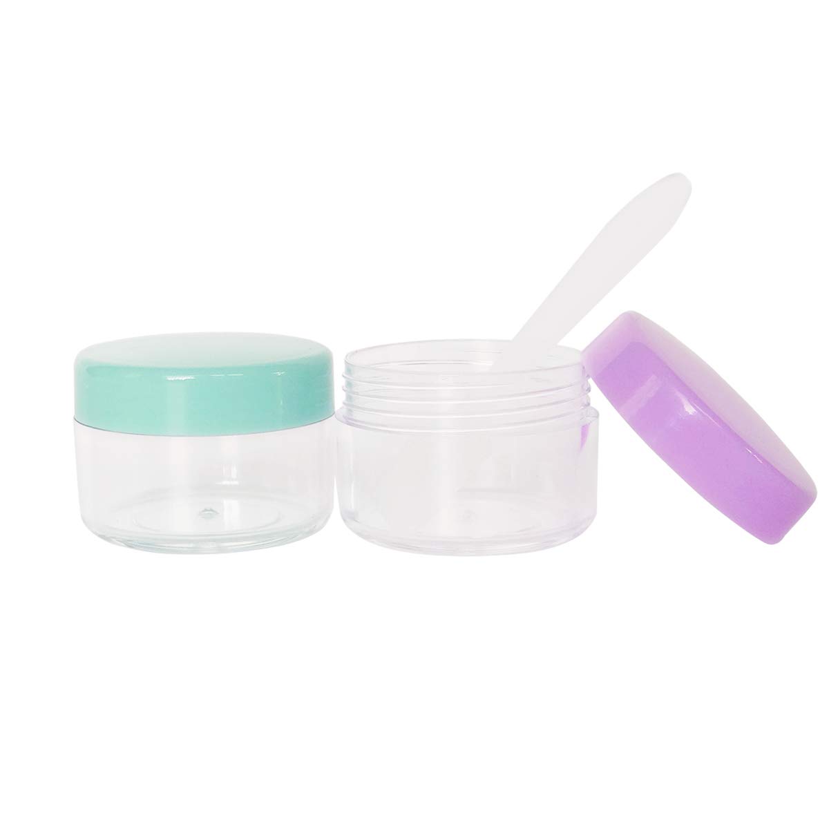 Wopanxye 12pcs 15ml Small Sample Jars, 15 Gram Empty Cosmetic Container, Travel Plastic Round Pot With Screw Cap Lid - Image 4
