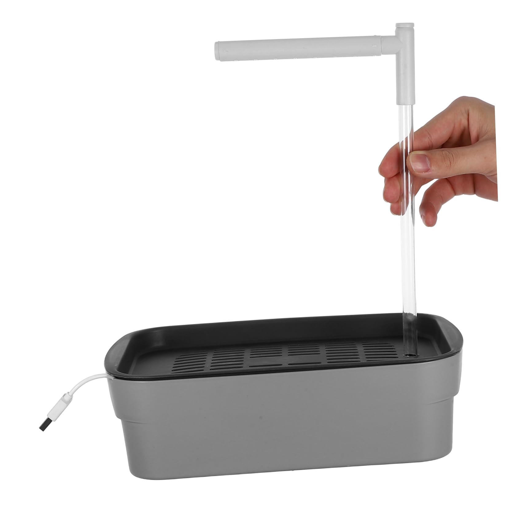 INOOMP Bañera Automática para Pájaros con Ducha Bañera De Plástico para Loros para Periquitos Baño con Circulación De Agua para Pájaros Pequeños para Agapornis y