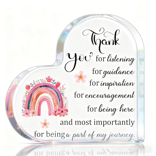 OZUEMUL Supervisor Gifts For Women Thank You Gift Basket for Women Teacher Appreciation Gift Thank You Plaque Employee Appreciation Gift Acrylic Office Decor Appreciation Present for Coworkers Bosses Leaders Caregivers Therapists