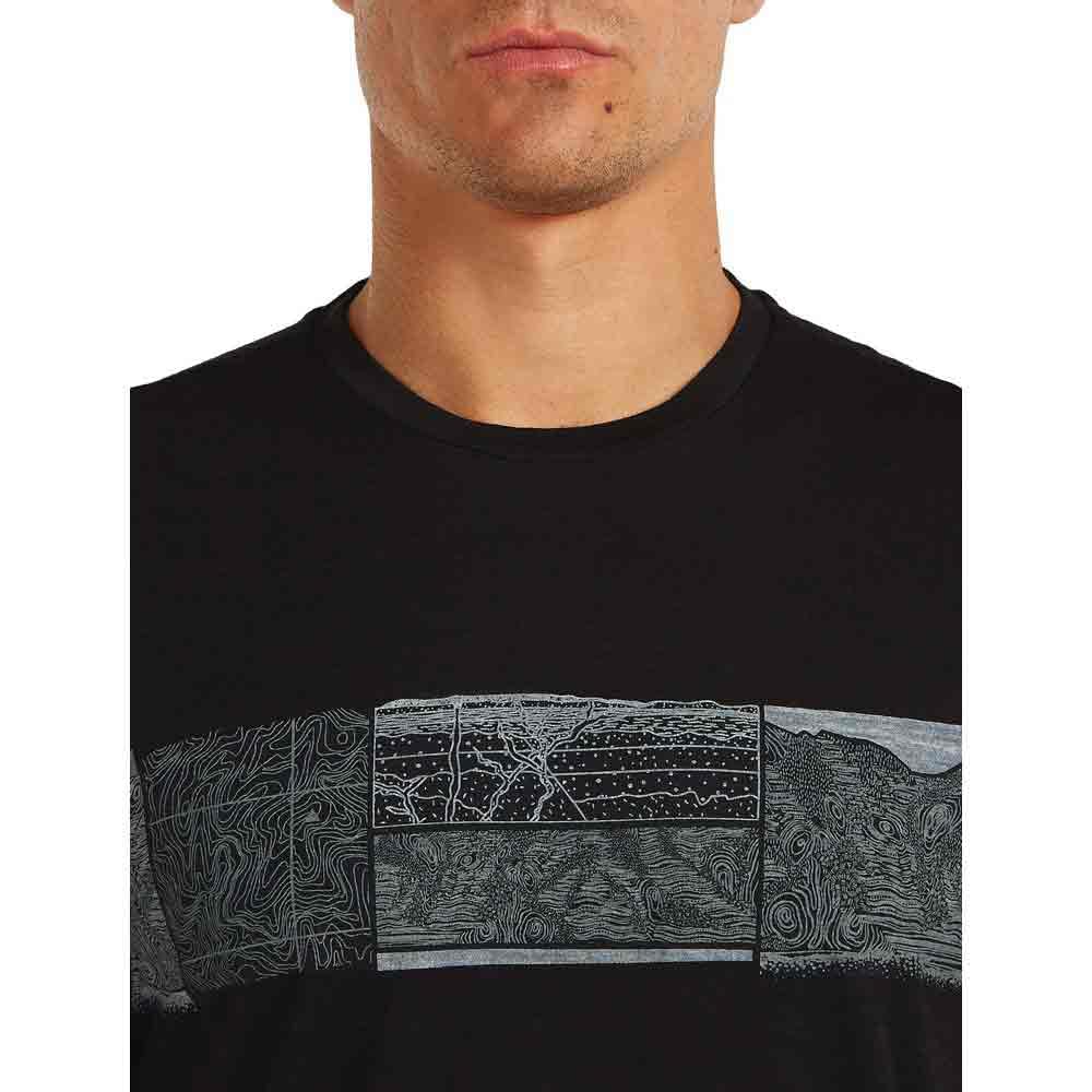 Icebreaker Merino 150 Tech Lite Elevation Line Short Sleeve T-Shirt M