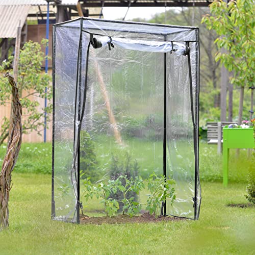 ESTEXO Ersatz Folie für Foliengewächshaus Gewächshaus Tomatengewächshaus Treibhaus Frühbeet Folienzelt 100x50x150 cm 2 ESTEXO Ersatz Folie für Foliengewächshaus Gewächshaus Tomatengewächshaus Treibhaus Frühbeet Folienzelt 100x50x150 cm – Bild 2