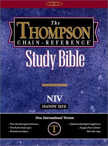 Buy Thompson Chain Reference Study Bible-NIV-Handy Size Book Online at Low Prices in India ...
