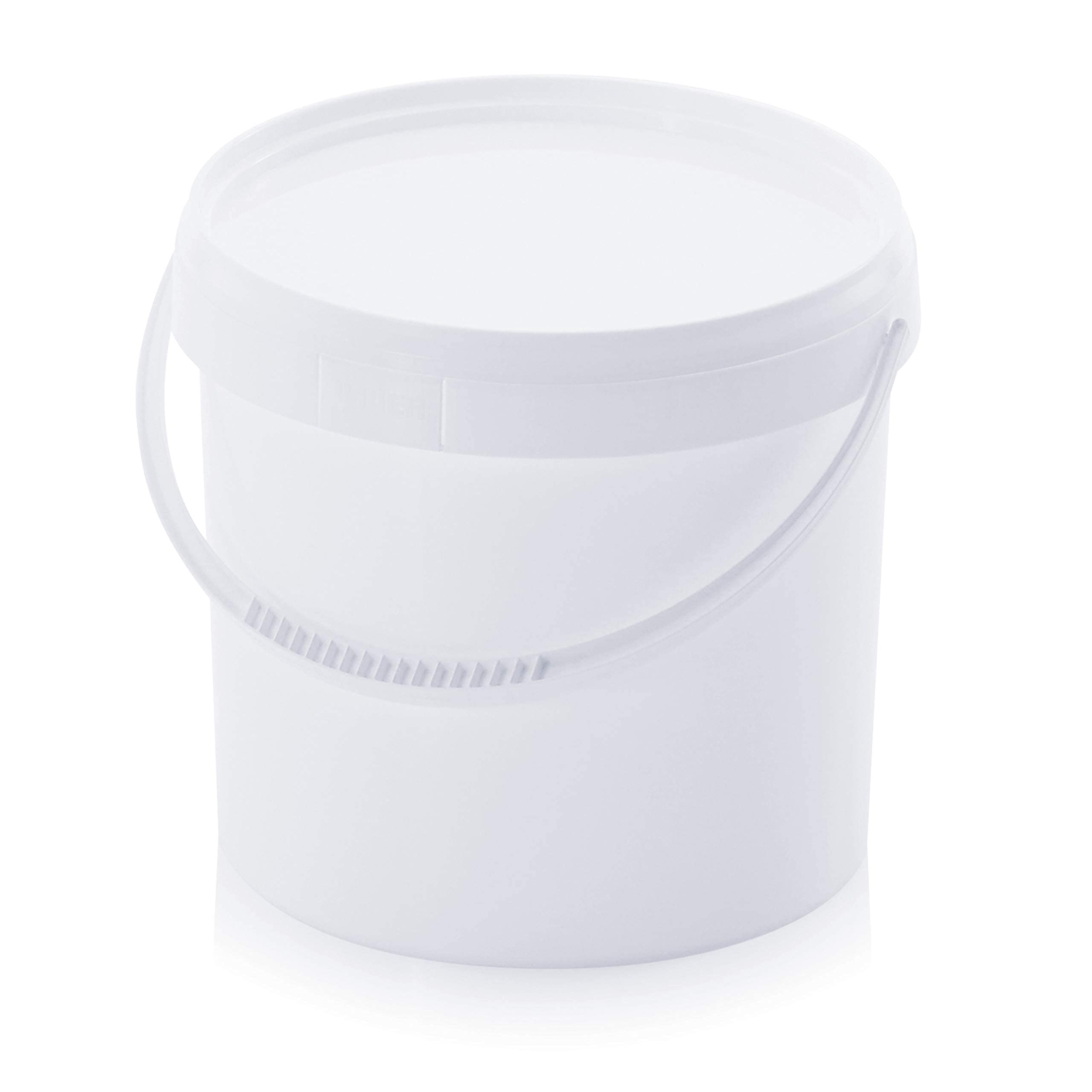 Vasetto ermetico, confezione da 5 x 5,6 litri, contenitori impilabili di plastica con coperchio