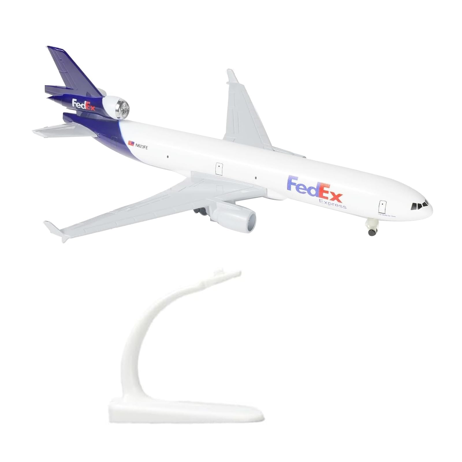 TECKEEN Alloy MD-11 Airlines Aircraft 1:400 Simulation Science Exhibition Model Display Model