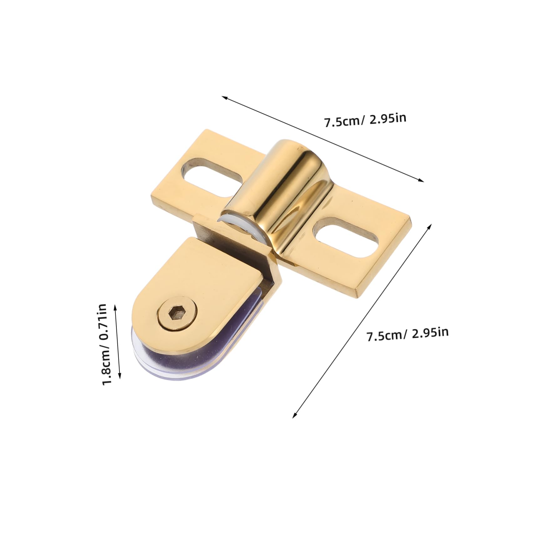 SEWACC Pivot Hinge for Shower Door Stainless Steel Double-Sided Opening Adaptable Waterproof Seal Modern Style