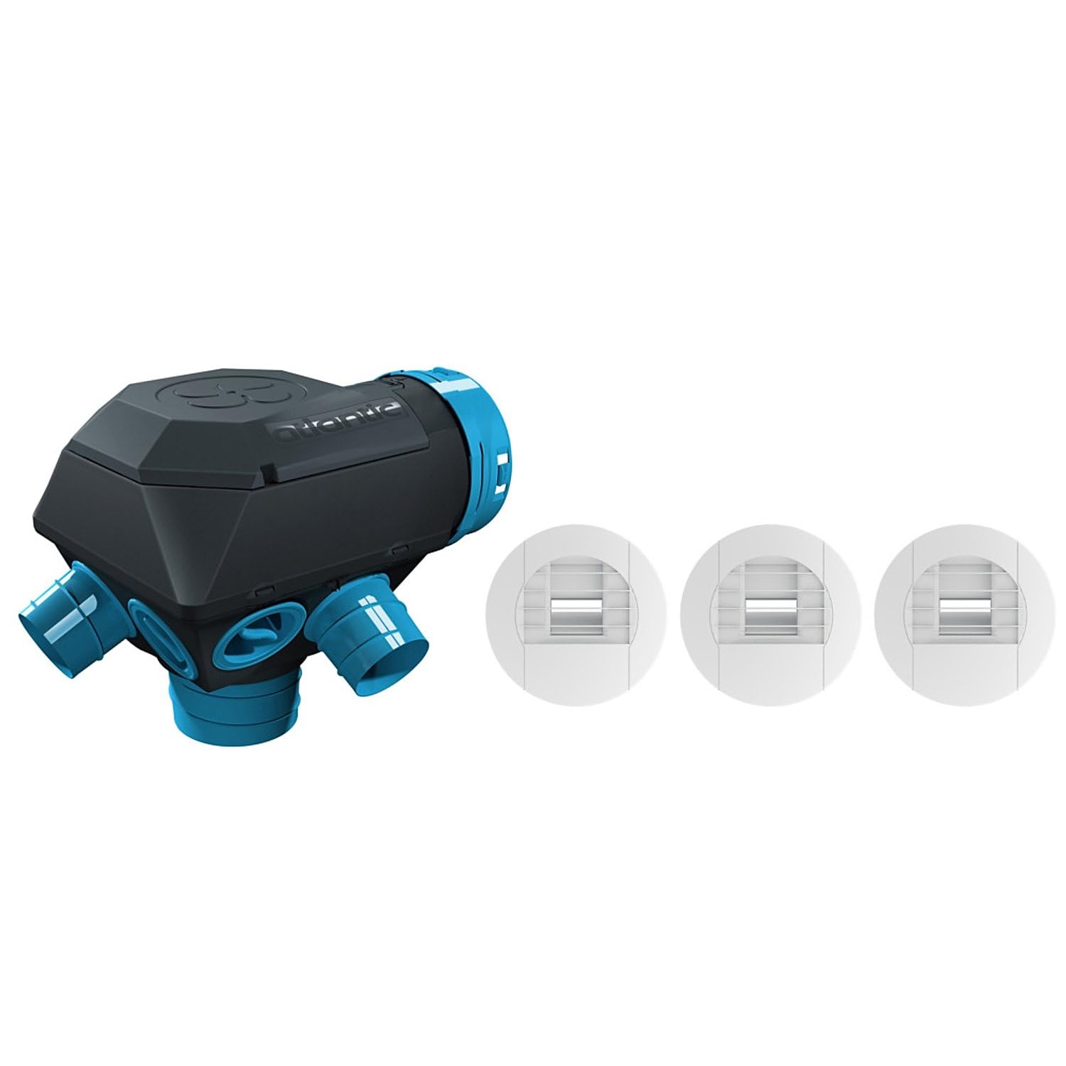 Kit VMC SF Hygrocosy hygroréglable 6 sanitaires + 3 bouches ATLANTIC - 412292