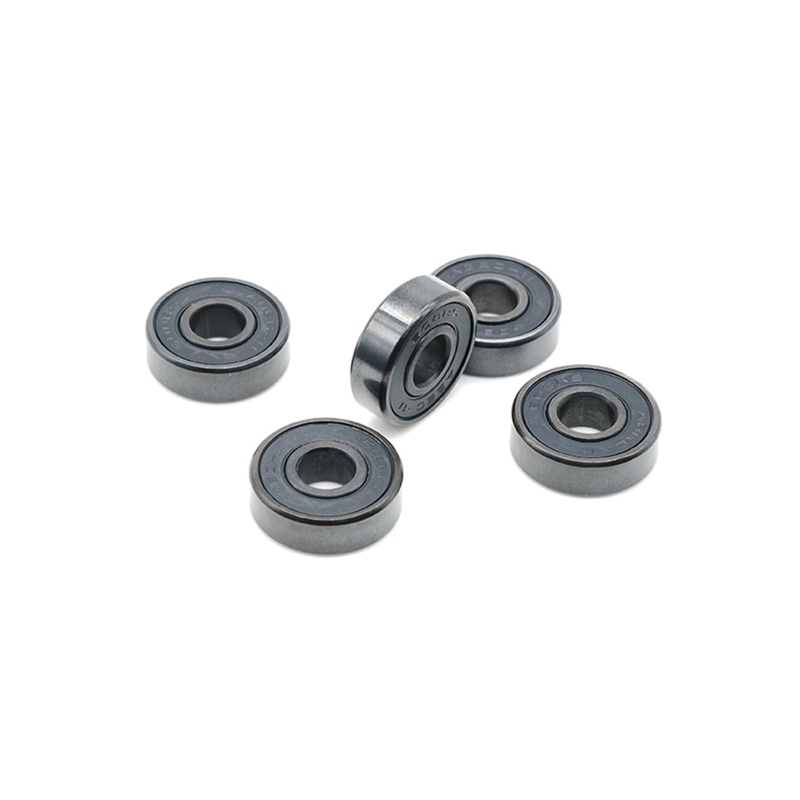 8 piezas ABEC11 608 2RS rodamiento de polea en línea 608 RS rodamiento de bolas de monopatín antioxidante 608RS sello rojo 8x22x7 mm