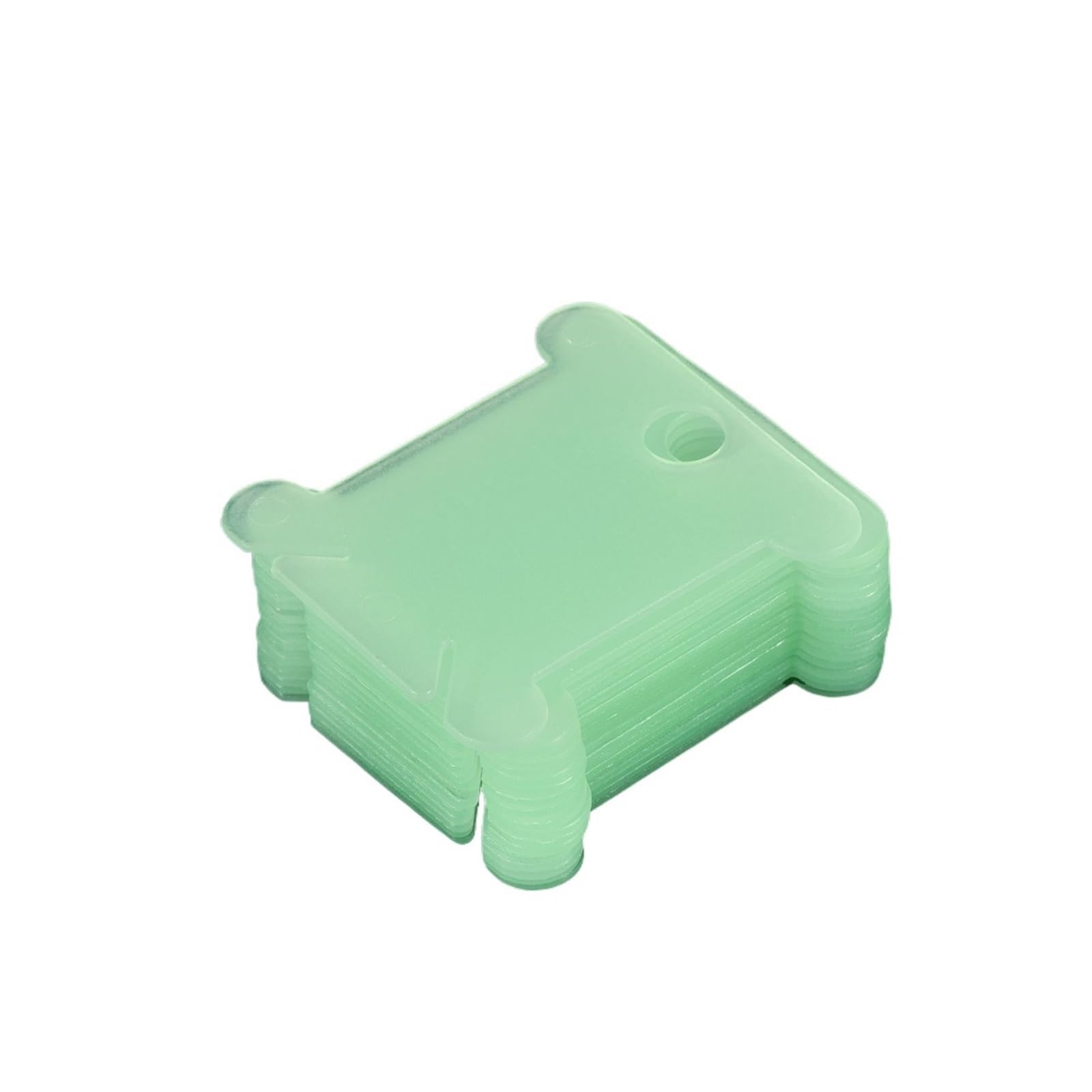Szpulki do maszyn do szycia, Szyć. Szpulki nici maszynowej 100/300 szt. Plastikowe, wielokolorowe(Green 100Pcs)