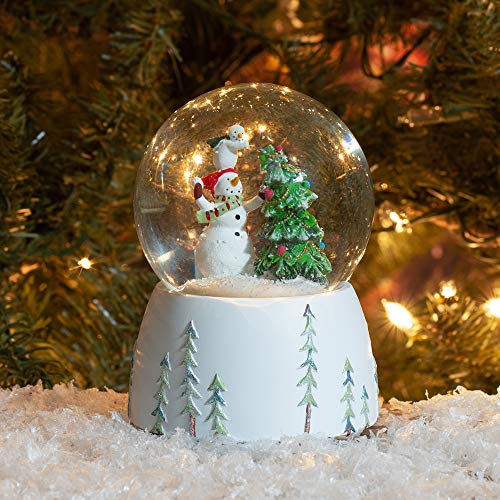 Snowman w/Xmas Tree Roman de 5,75 pulgadas ideal para decorar tu chimenea estas fiestas 3