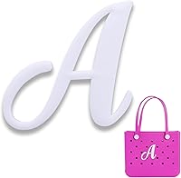 Vista 16 de Charms for Bogg Bag Letters Rubber Beach Bag Accessories for Tote Bags Bogg Bag with Alphabet Letters