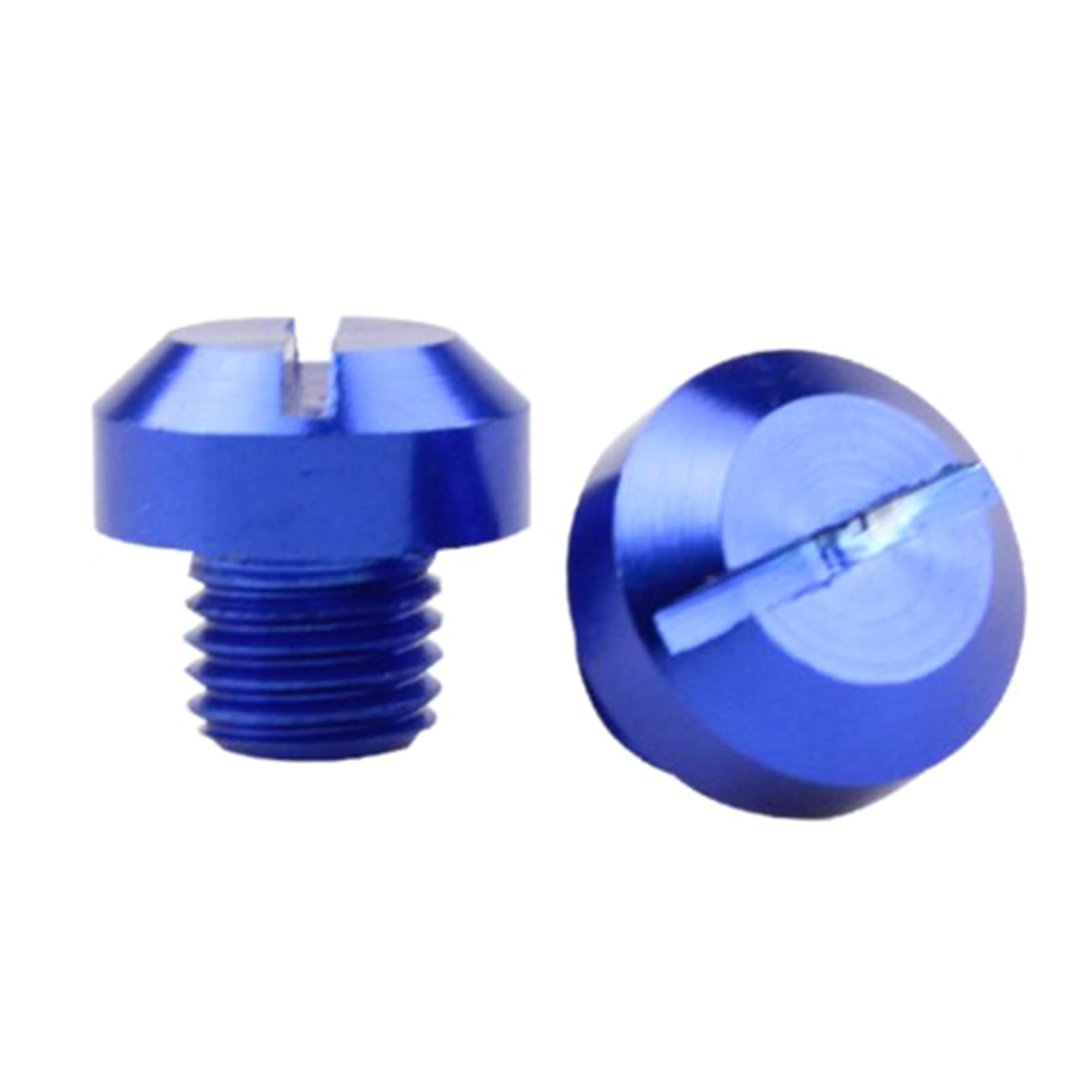 YROHGKPN 2Pcs Anti-Rust Motorcycle Aluminum Rear view Hole Plugs Screws