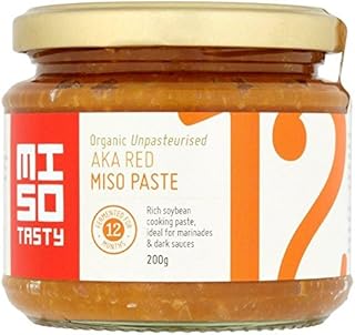 Miso Tasty Organic Red Aka Miso Cooking Paste - 200g (0.44lbs)