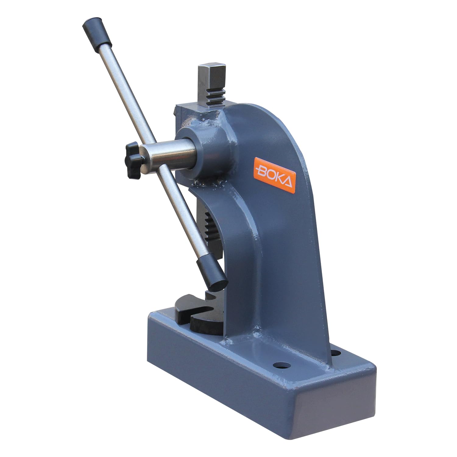 Spremiatrici, pressa per rack da 0,5 tonnellate, pressa a vite alta 80 mm, pressa manuale da scrivania per rivettare fori di punzonatura, piastra di base regolabile in 4 posizioni
