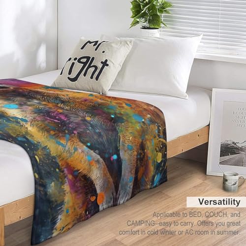 Couverture flannel suricate 180x200cm très doux durable et confortable - 7