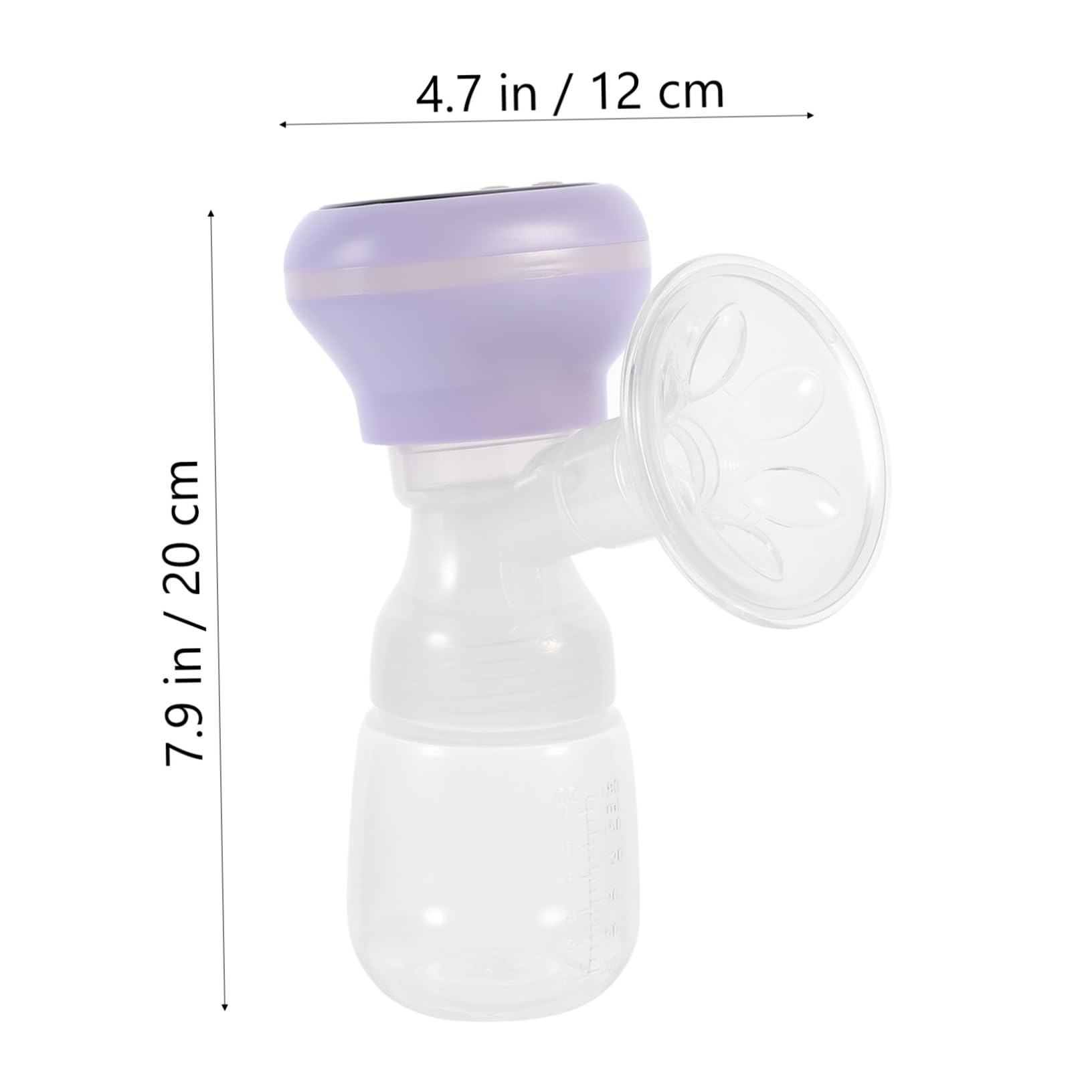 ifundom Tiralatte Elettrico Portatile 9 Velocità e Angolo 106° Regolabile, 1200mah Ricaricabile Serbatoio da 180ml