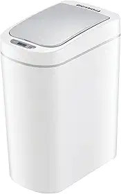 Lixeira automática para banheiro NINESTARS AMZ-7-2, 7 litros, branco