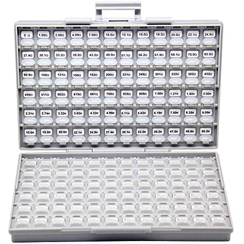 AideTek 0805 サイズ 96 値 100pc/値抵抗器 + 48 値 50pc/値 コンデンサ コンボキット