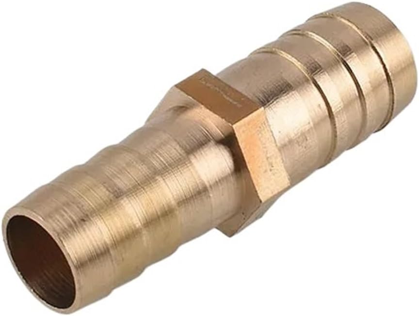 2pcs Brass 2 Way Reducing Straight Hose Barb Barbed Pipe Fitting Reducer Copper Coupler 4 19 6mm-3mm 8mm-10mm(10mm-16mm Barb)