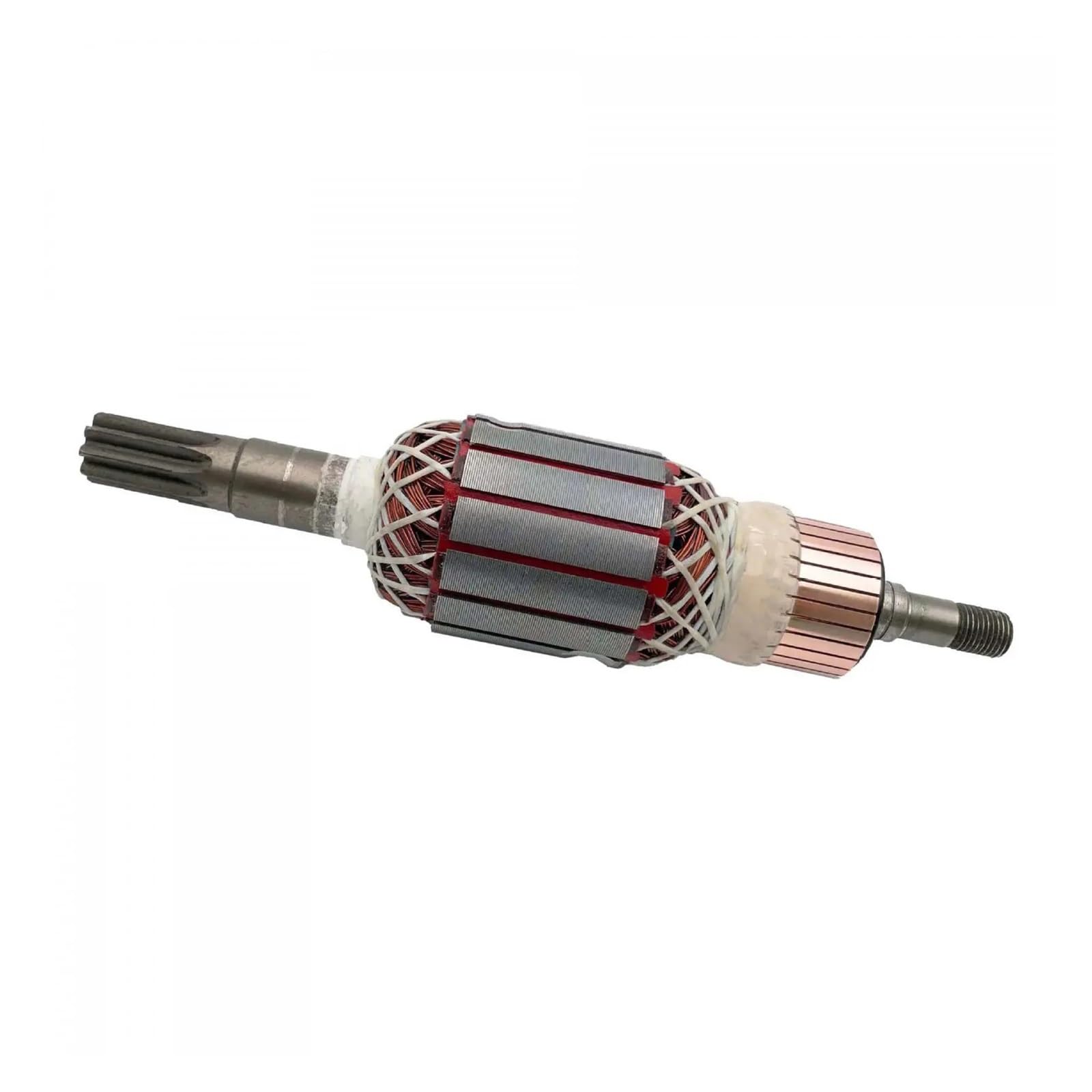 Rotor De Armadura: Repuesto For Martillo Demoledor, Rotor De Alto Rendimiento For Martillo Eléctrico, Compatible con GSH16-28 Y GSH16-30.