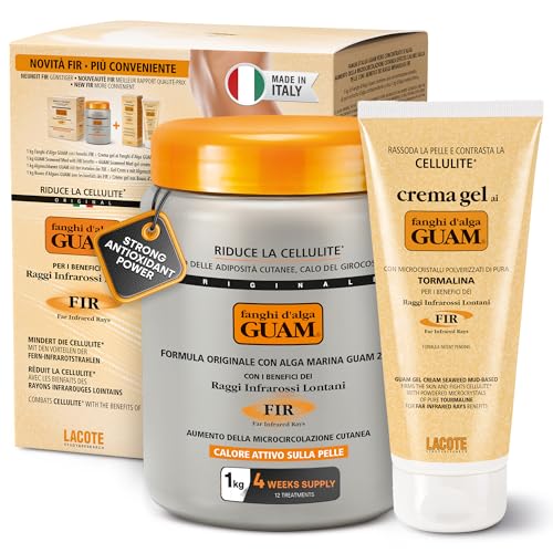 Crème gel GUAM FIR anti-cellulite pour lisser les capitons des jambes