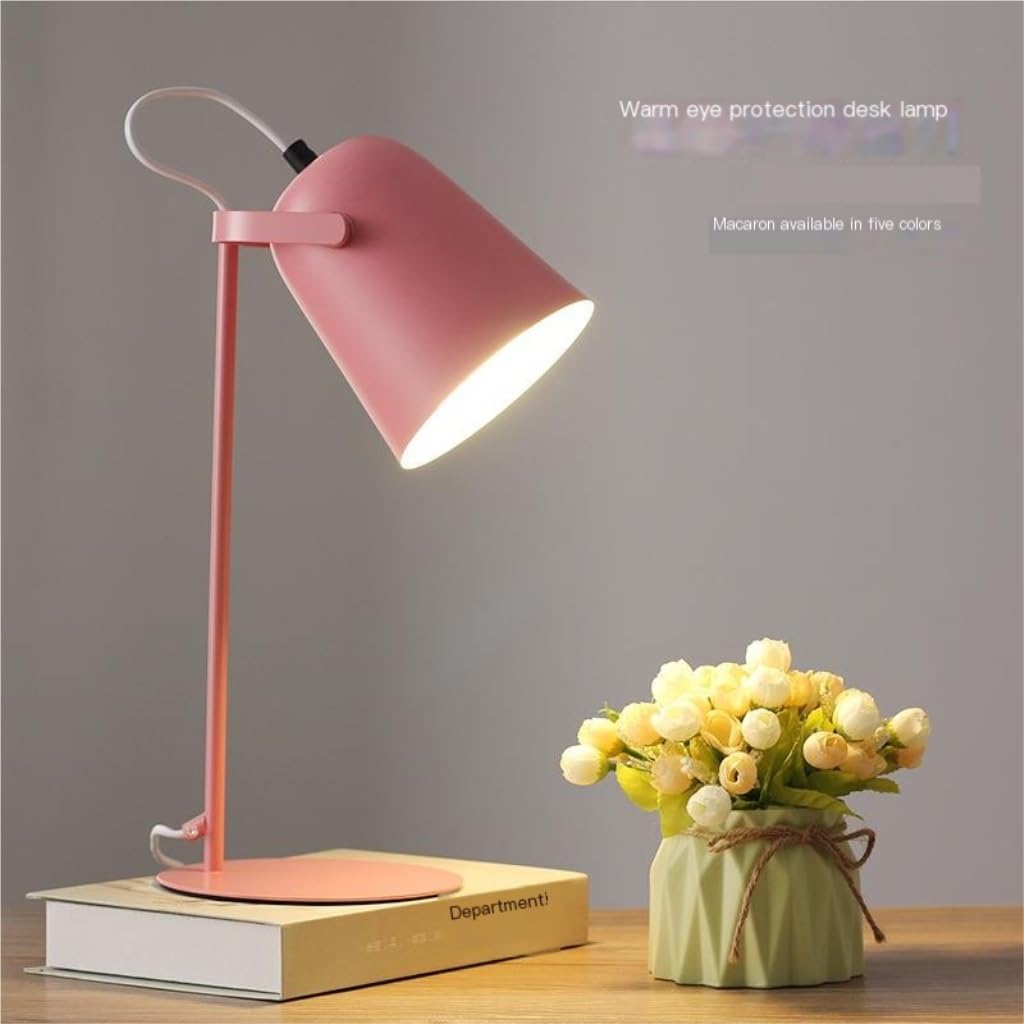 Schreibtischlampen Schlafsaal Kleiner Schreibtisch Lampe Ins Schüler LED Eye Protection Desk Girl Schlafsaal Makkaron Farbschreibtisch Lampen Lampen Büro (G, A) Innovate