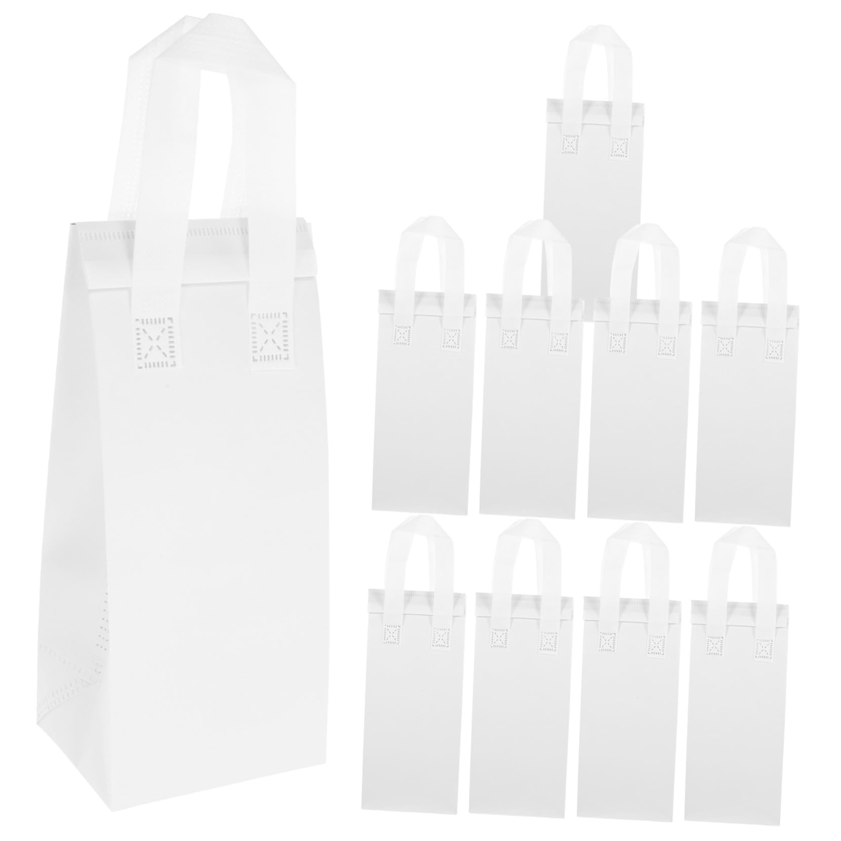 Sac thermique à boissons en aluminium blanc sac à poignée isolant x50