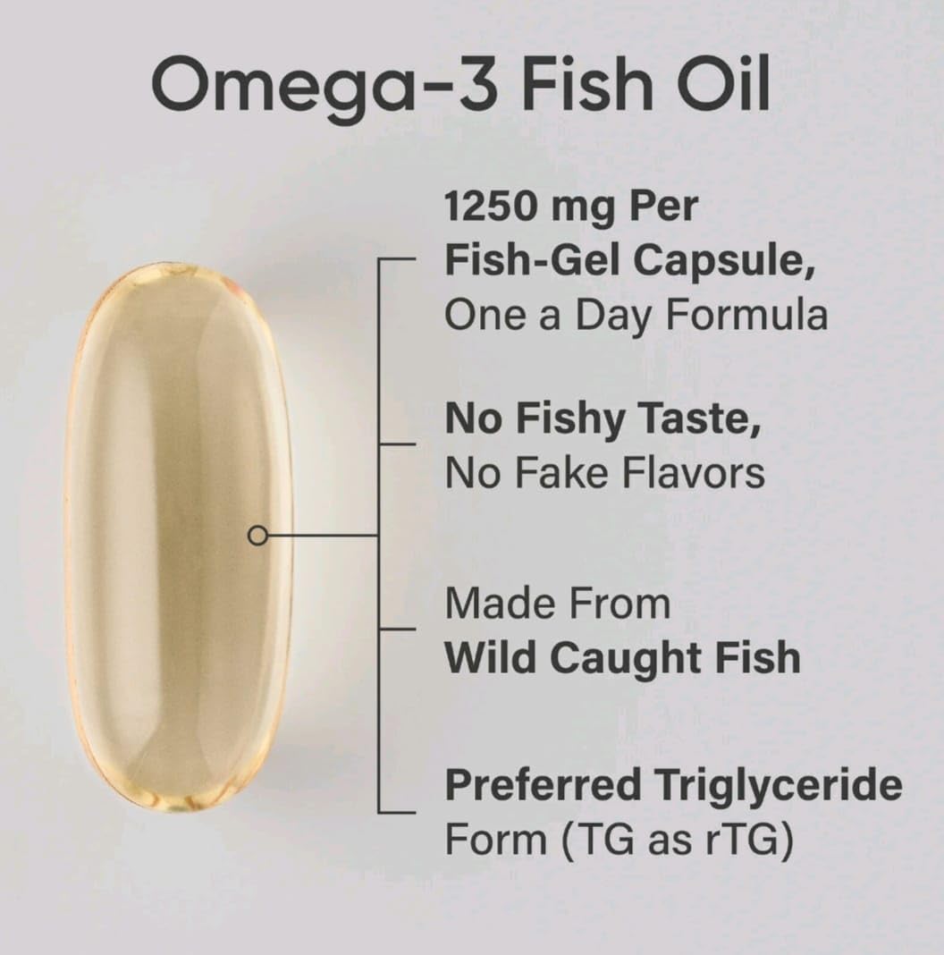 Sports Research Omega-3 Fish Oil, Triple Strength, 60 Softgels