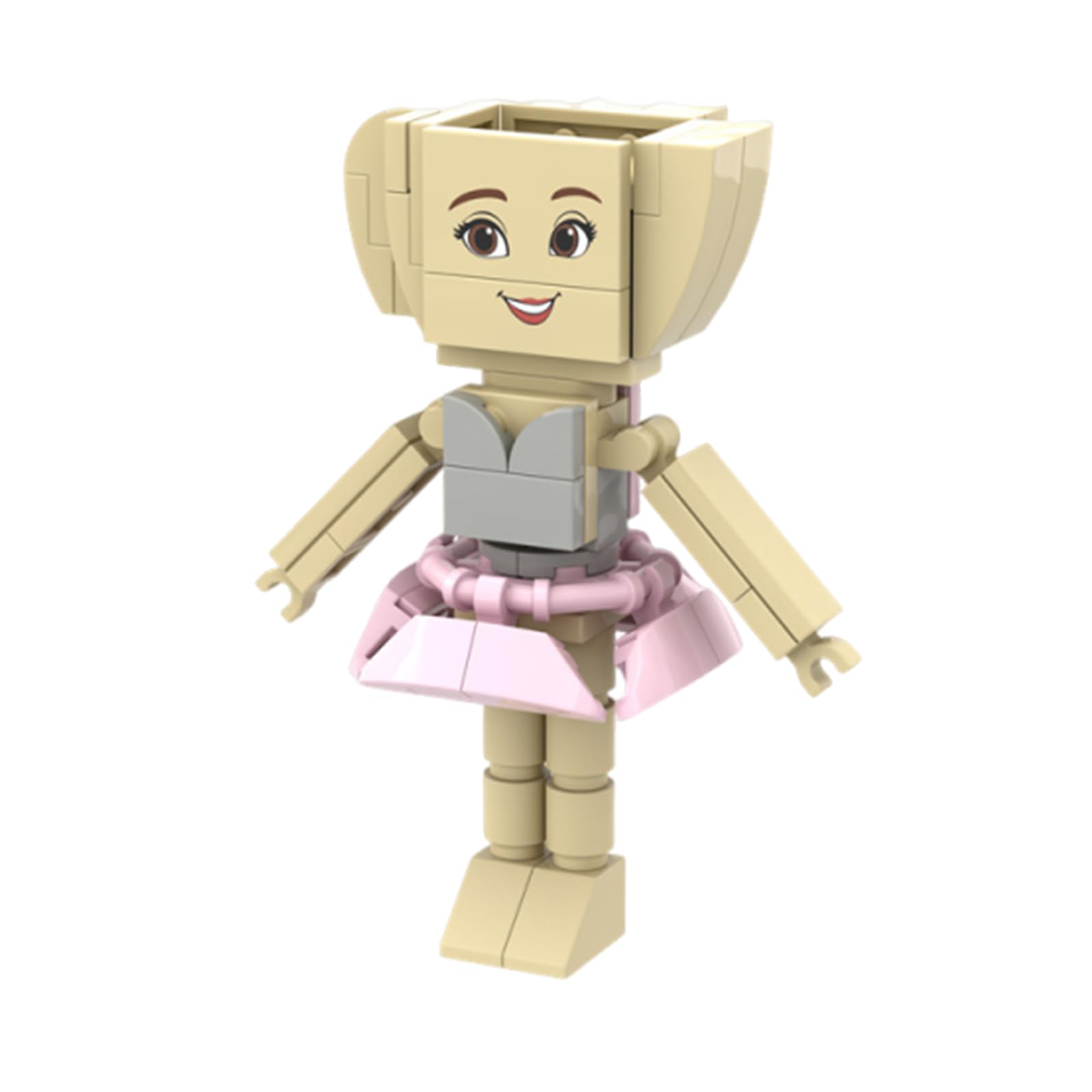 GETJOY Ballerina Cappuccino Figur, Ballerina Brainrot Sammelfiguren, Einzigartige Sammelobjekte zur Präsentation