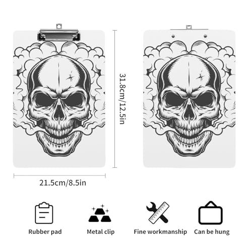Porte document avec clip profil bas format A4 planchettes à pince design - 2