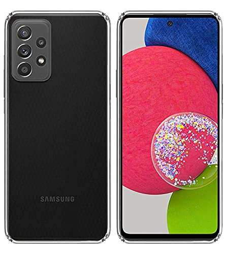 Image of Soft Flexible Silicone Back Cover Compatible with Samsung Galaxy A52s 5G / A52 (Silicone-TPU)