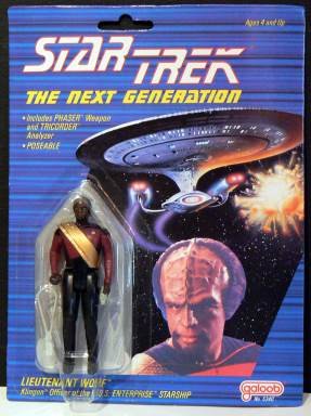 Star Trek The Next Generation Lt. WORF Galoob