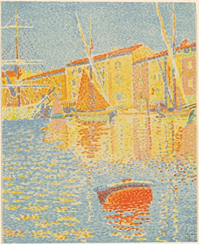 Toile Paul Signac peinture murale abstraite marine pour illuminer la décoration de votre séjour
