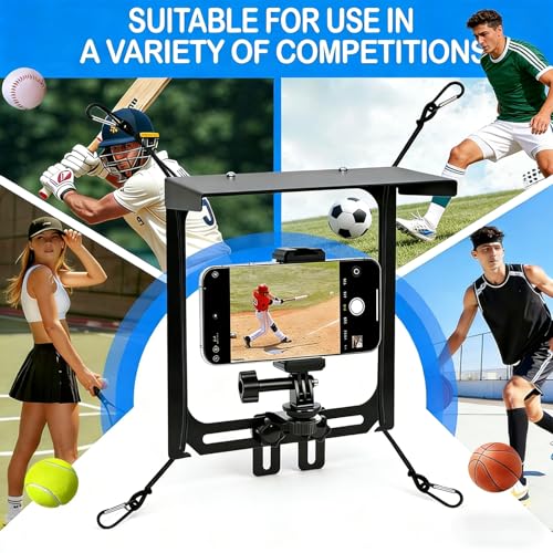 Sathotho Sports Gamechanger Fence Mount - Gamechanger Streaming Mounting Kit for Fence Holder for iPhone Insta 360 & Action Cameras, Great for Recording Football, Baseball & Tennis by Sathotho - Image 5