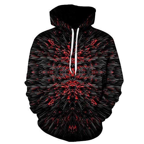 Sweatshirts enfants drôle pull à capuche 3D à motifs géométriques pour garçons et filles