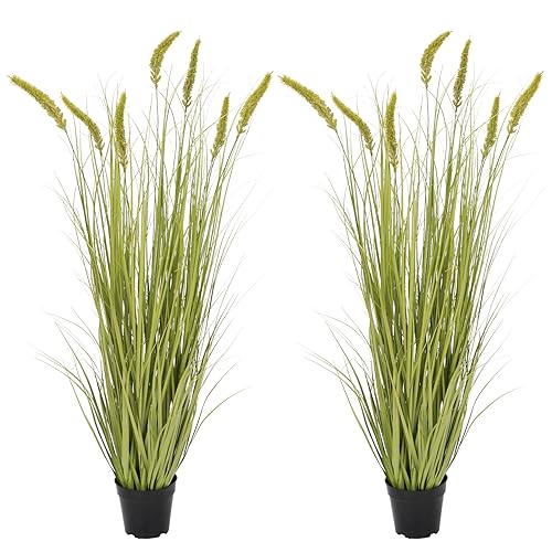 Ttranewsoo Artificial Tall Grass Plants with Pots 47