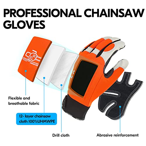 Vgo Chainsaw Gloves Both Hands