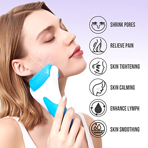 image for Teenitor Blue Ice Roller for Face, Ice Face Roller, Face Massager Tool