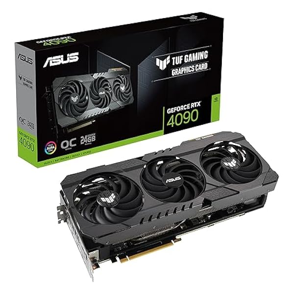 ASUS TUF GeForce RTX 4090 24GB OG OC Edition Gaming grafische kaart (NVIDIA GeForce RTX4090 DLSS 3, PCIe 4.0, 24GB GDDR6X, 2X HDMI 2.1a, 3X DisplayPort 1.4a, TUF-RTX4090-O24G-OG-GAMING)