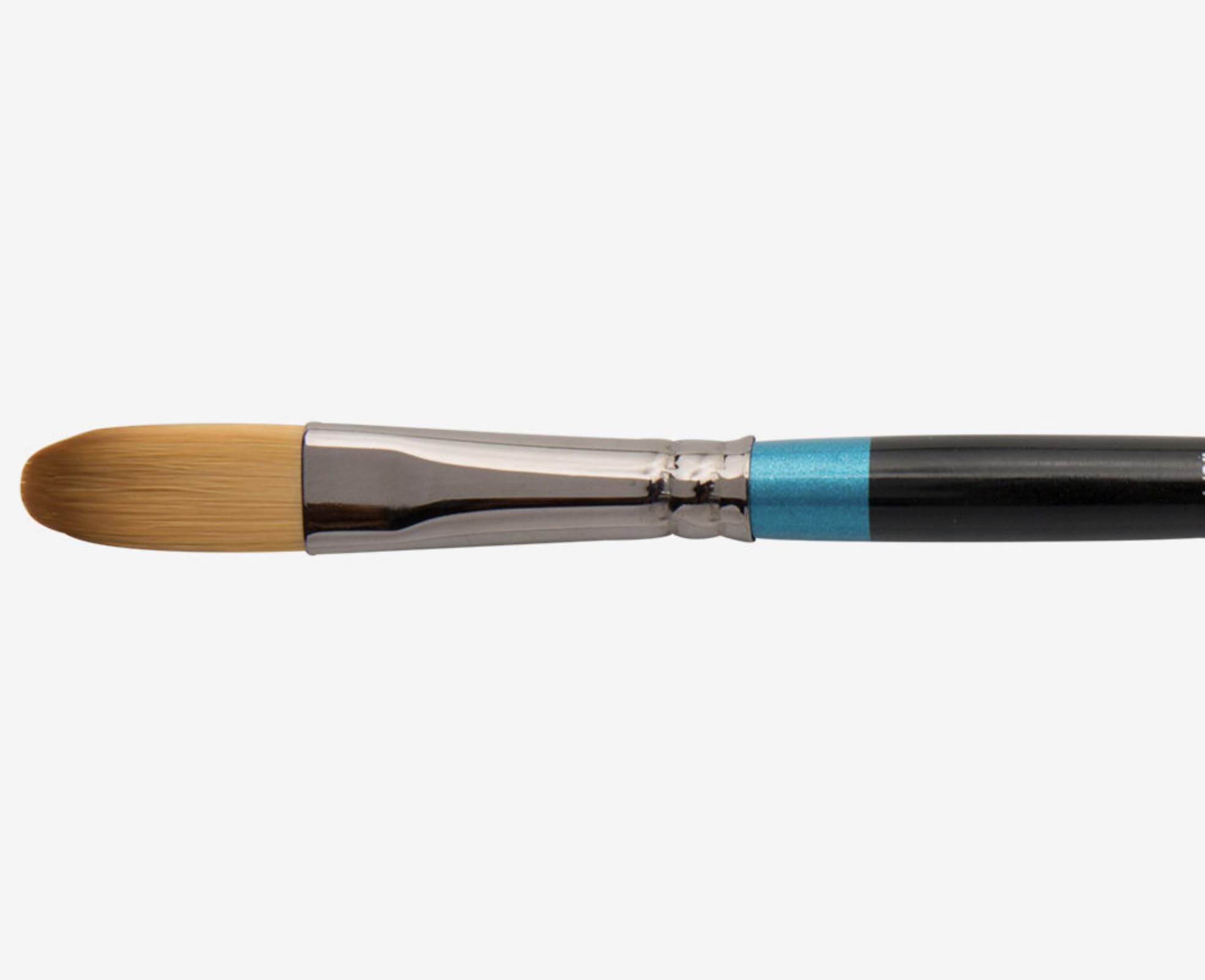Daler-Rowney Aquafine Watercolour Brush, Soft Synthetic Hair, Short Handle, Oval Wash, 1/2in