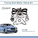 ECCPP Timing Belt Kit with Water Pump Compatible 2003 2004 2005 2006 For Spectra Sorento V6 3.5L TCKWP323A TS26323 146-1130 25100-39802