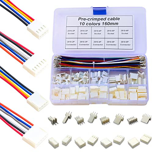 Conector KK paso 2.5mm con cables pre-crimpados 22AWG miniatura 7