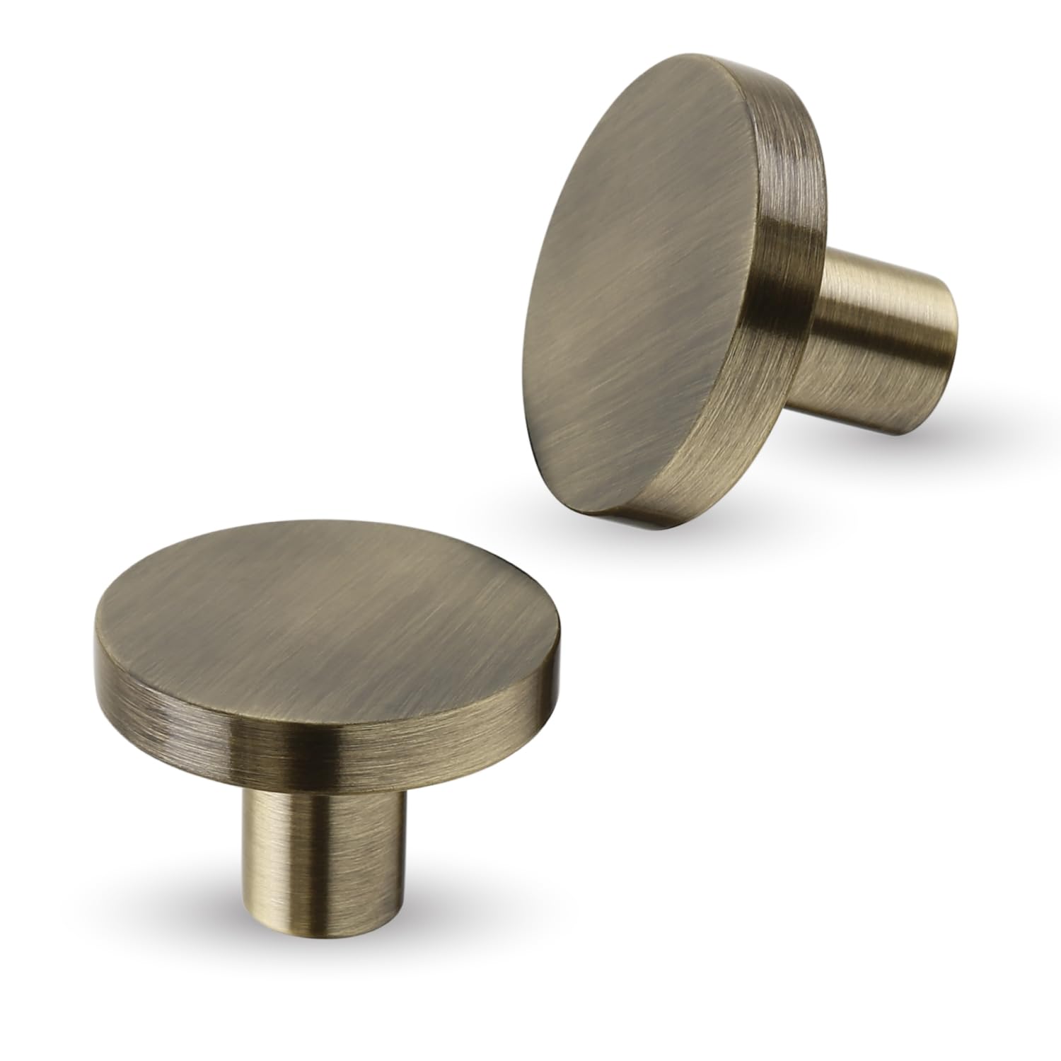 LAPO Refined Cabinet & Drawer Knobs | Stainless Steel Build | Firm Grip & Easy Pull-Push Use | Suitable for Wardrobe, Bookcase & Cupboard | Simple Screw Fit | Black Finish | Pack of 9 — Amazon image 7