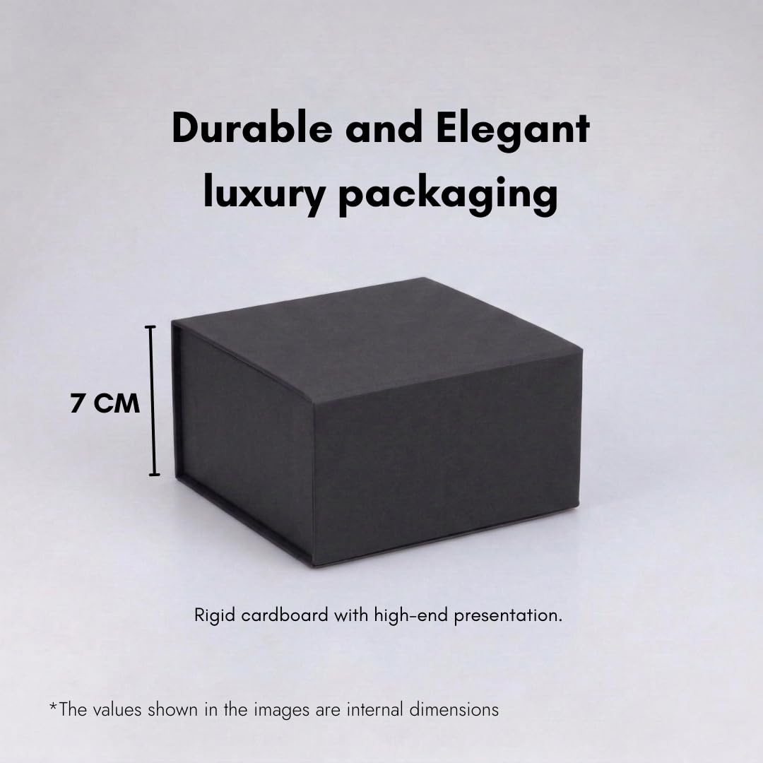 Boîte Cadeau Magnétique – Lot de 25 boîtes rigides en carton | 10 x 10 x 7 cm | Fermeture magnétique | Coffret cadeau pour mariage, Noël ou anniversaire (unisexe) | Cadeau de luxe personnalisable