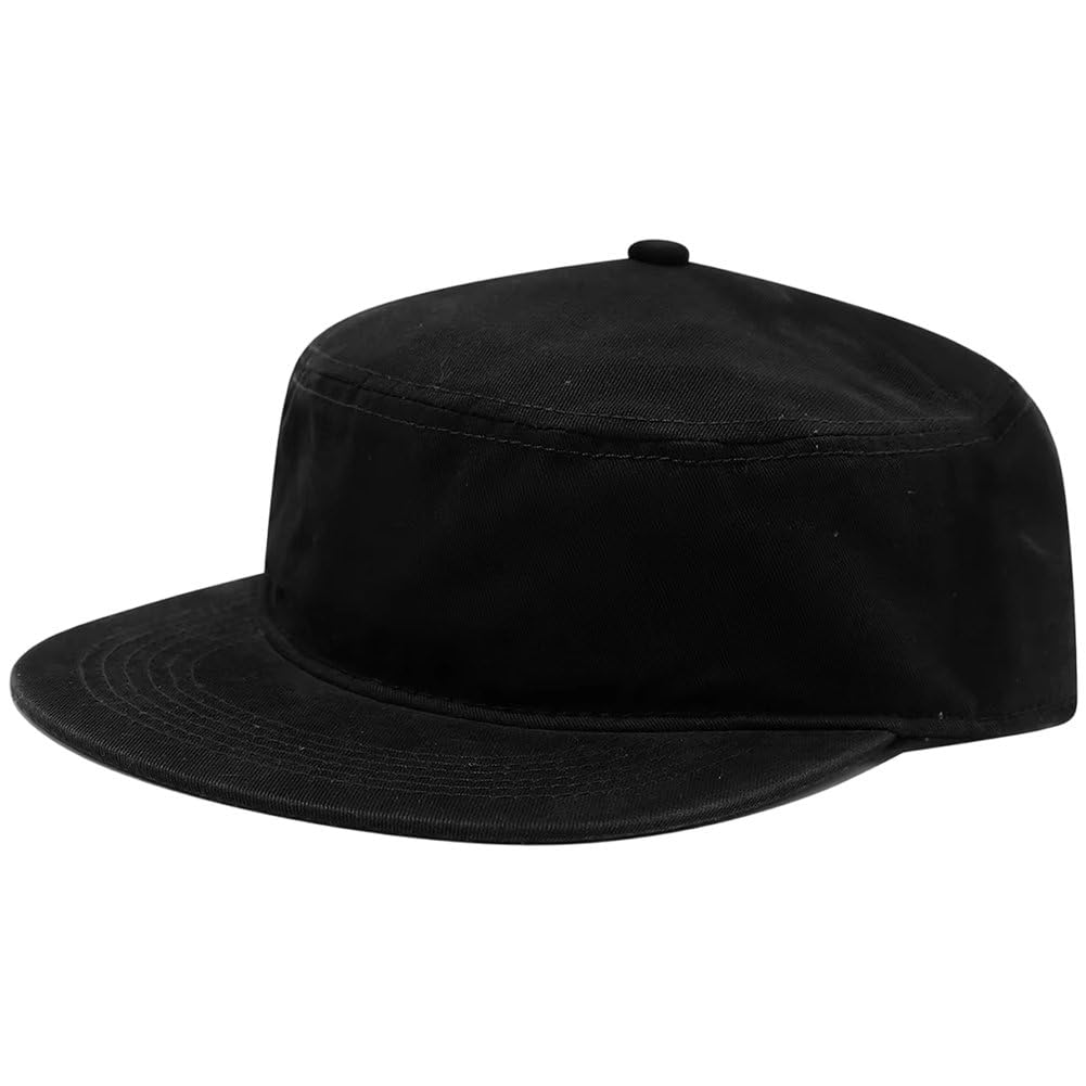 Sofezdo Flat Brim Baseball Hat Plain Kappe Cap Sport Cadet Hat Hip Hop Style Cap Summer Sun Visor for Outdoor Camping Hiking Activities