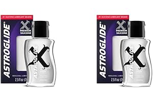 2 x Astroglide X Silicone Based Sex Lube (2.5 oz.) | Waterproof...