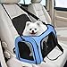 Henkelion Pet Carrier for Small Medium Cats Puppies up to 15 Lbs, Airline Approved Small Dog Travel Puppy Carrier Soft Sided, Collapsible - Blue